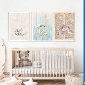 Elephant Nursery Decor